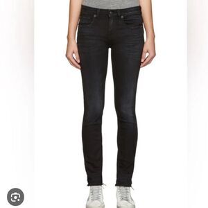 R13 Kate Skinny in Dark Moon with DICE size 25